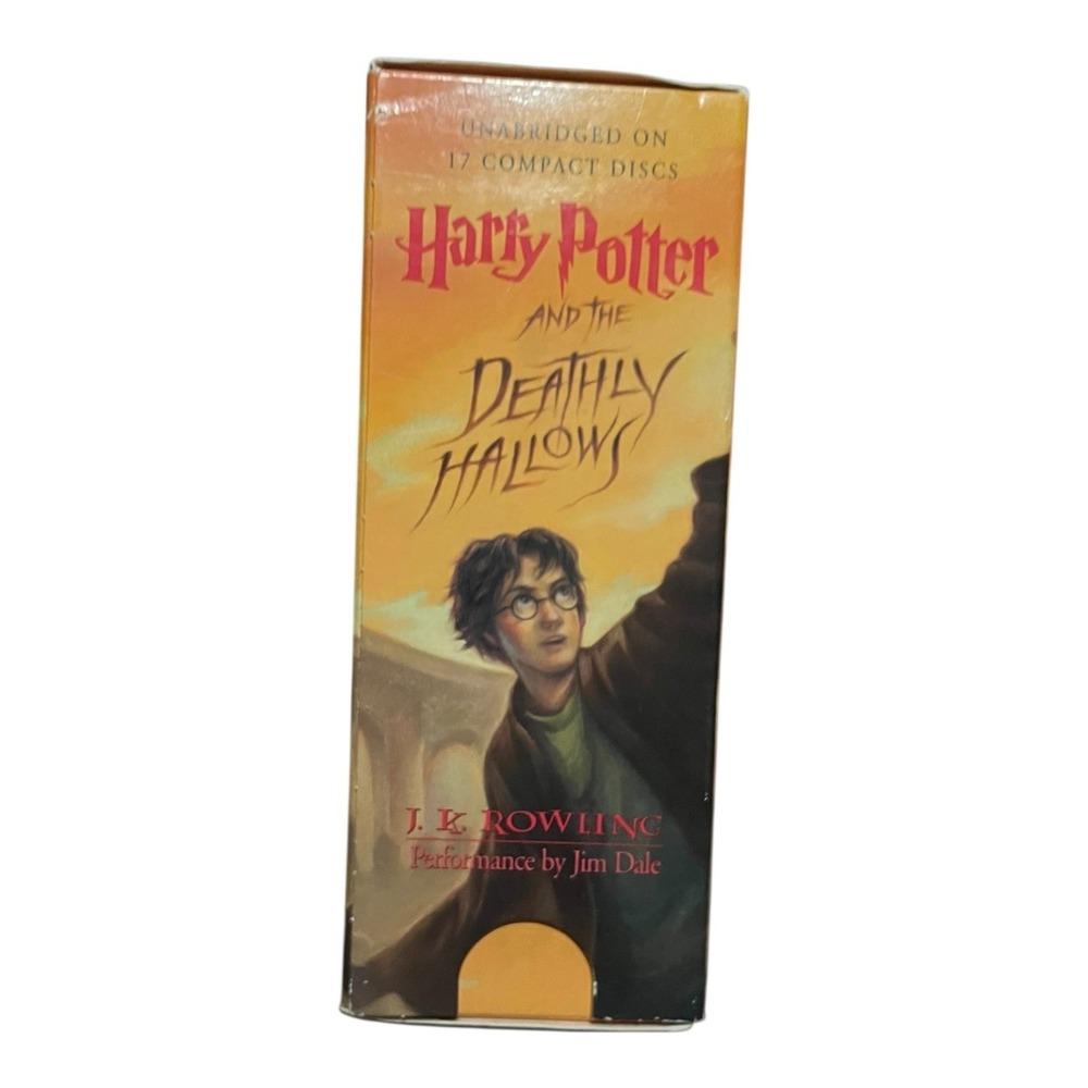 Harry Potter And The Deathly Hallows Audiobook 17-Disc CD Set Year 7 Jim‎ Dale - Picture 4 of 8